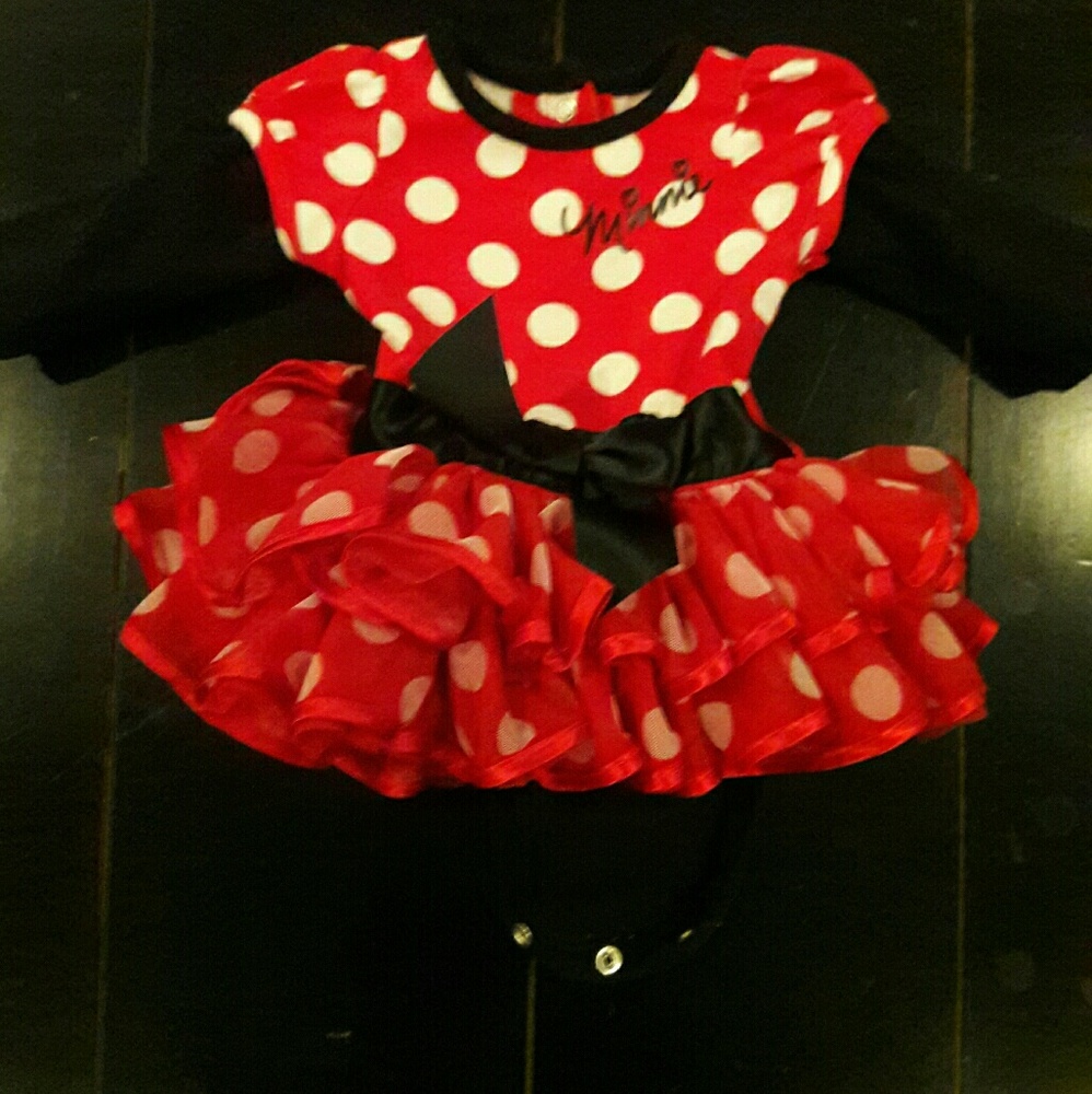 Disney Minnie mouse onesie tutu